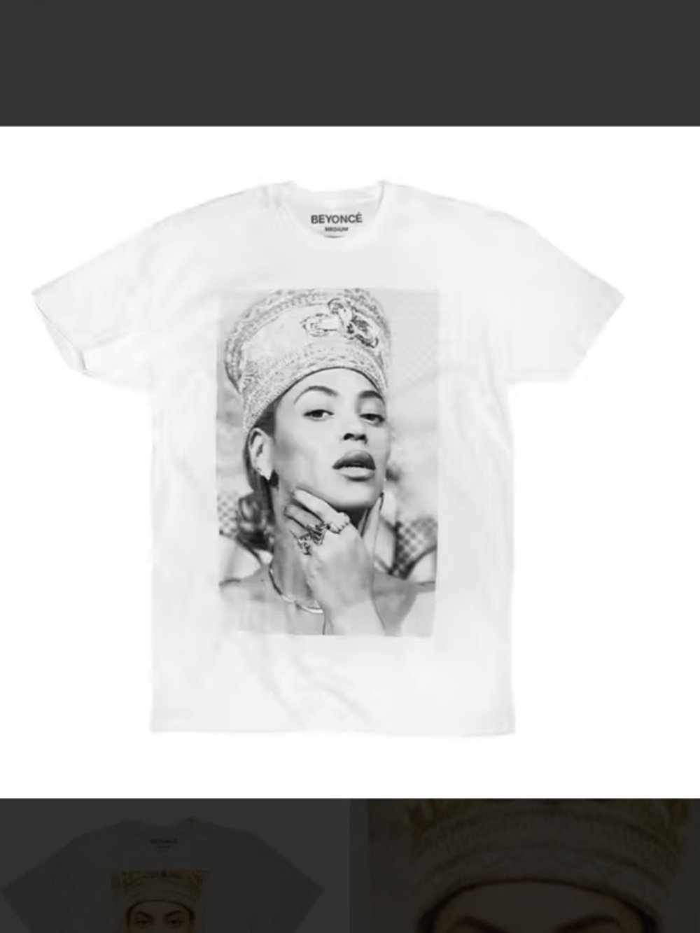 Beyoncé White  Short Sleeve Tee — Coachella